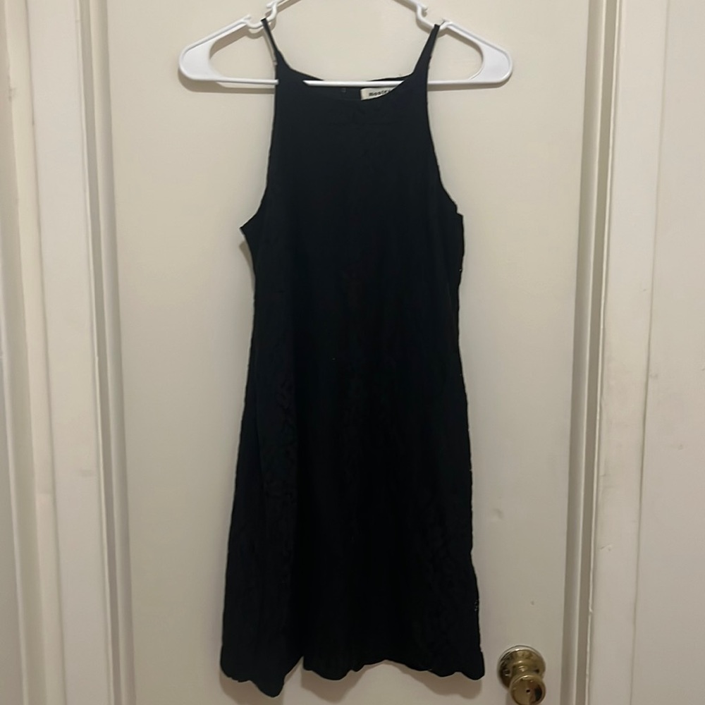 Lightly worn black lace dress